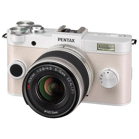 PENTAX Q-S1 ズームレンズキット ピュアホワイト×クリーム