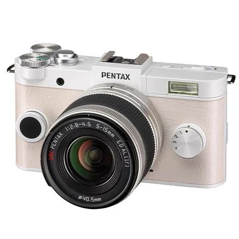 PENTAX Q-S1 ボディ ピュアホワイト×クリーム