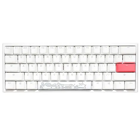 One 2 Mini Pure White RGB 60％ シルバー軸 英語配列