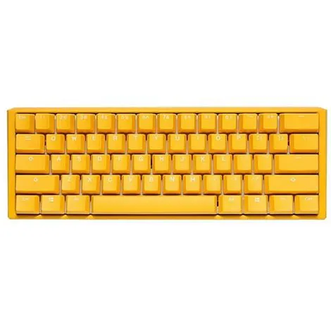 One 3 Mini 60% シルバー軸・英語配列 Yellow Ducky