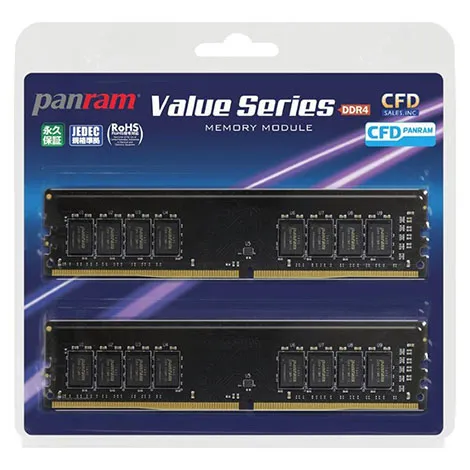 CFD Panram DDR4-2666 288pin DIMM 16GB×2枚組