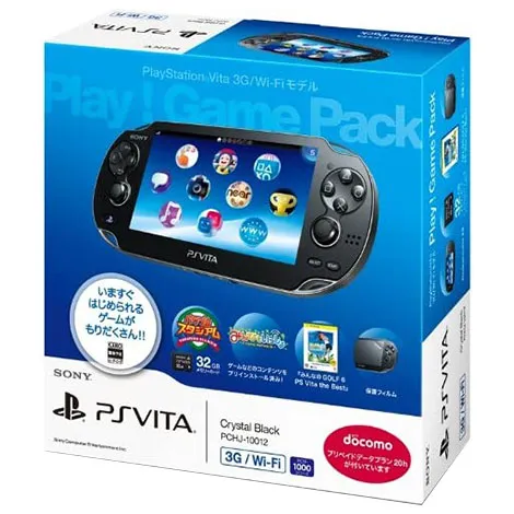 買取】PlayStation Vita本体 3G/Wi-Fiモデル Play！Game Pack PCHJ
