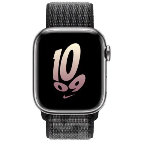 Apple Watch Series 8 41mm GPS+Cellular ステンレススチールケース/Nikeスポーツループ