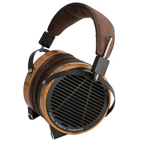 AUDEZE LCD-2 bamboo/Microsuede(leather-free) with Travel Case LCD2-LF-B-TC