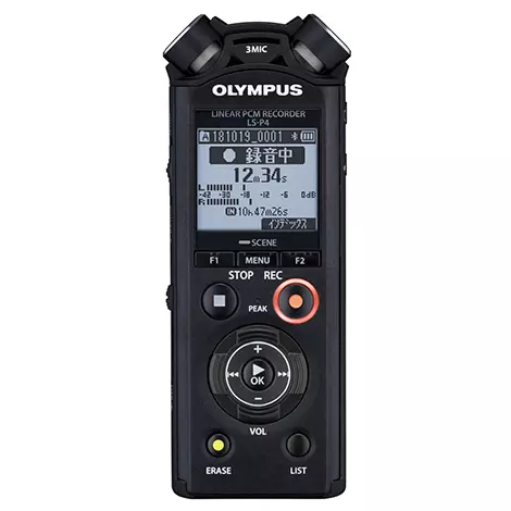 オーディオ機器ボイスレコーダー OLYMPUS  LS-P4 ブラック