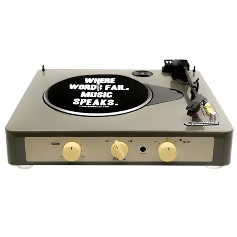 レコードプレーヤー Brad Retro record GAD001002GY グレー