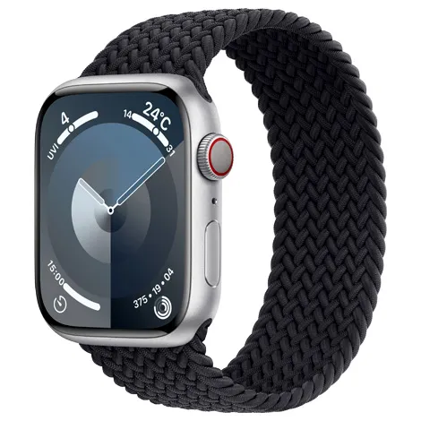 Apple Watch Series 9 45mm GPS+Cellular アルミニウムケース/ブレイデッドソ‍ロ‍ル‍ー‍プ