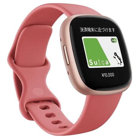 Fitbit Versa 4 FB523RGRW-FRCJK ピンクサンド