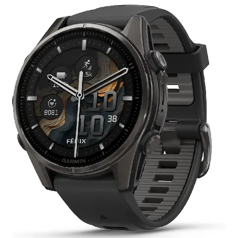 fenix 8 Sapphire AMOLED 43mm 010-02903-27 Ti Carbon Gray DLC/Black