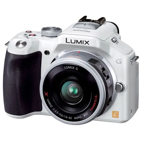 LUMIX DMC-G5X-W 電動ズームレンズキット シェルホワイト