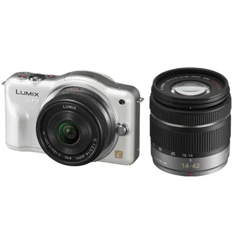 LUMIX DMC-GF3W-W ダブルレンズキット シェルホワイト