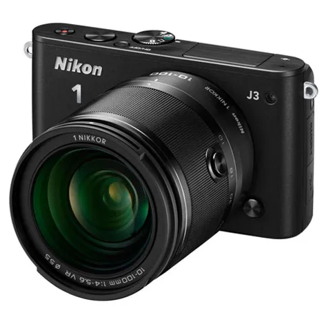 Nikon 1 J3 小型10倍ズームキット ブラック