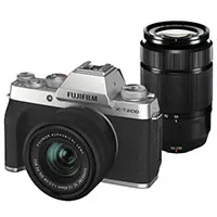 FUJIFILM X-T200 ダブルズームレンズキット シルバー