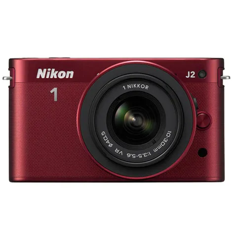 Nikon 1 J2 ダブルズームキット レッド