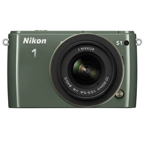 Nikon 1 S1 ダブルズームキット カーキ