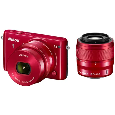 Nikon 1 S2 ダブルズームキット レッド