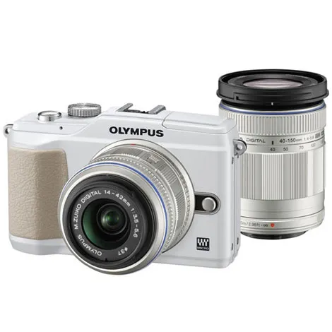 OLYMPUS PEN Lite E-PL2 ダブルズームキット ホワイト