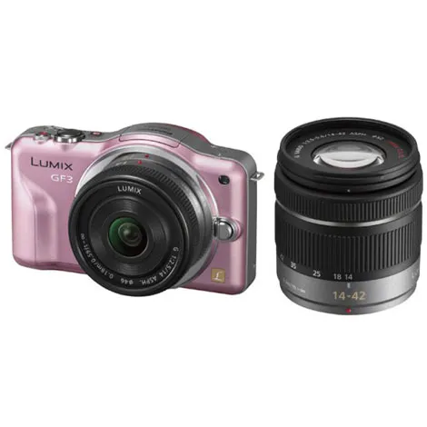 LUMIX DMC-GF3W-P ダブルレンズキット フェアリーピンク