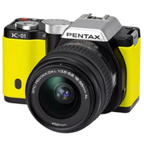 PENTAX K-01 ズームレンズキット ブラック×イエロー