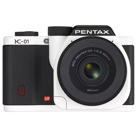 PENTAX K-01 ボディ ホワイト×ブラック