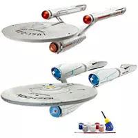 買取】GR05721 スタートレック U.S.S エンタープライズ 宇宙大作戦&最新劇場版 50周年 アニバーサリーセット プラモデル買取 |  もえたく！